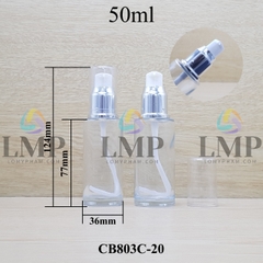 Chai thủy tinh đầu xịt giọt xi