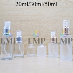 Chai thủy tinh đầu xịt giọt xi