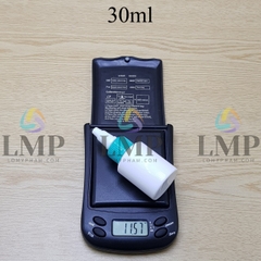 Chai PETG vai ngang nắp nhọn sọc tattoo