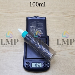 Chai PETG vai ngang nắp nhọn sọc tattoo