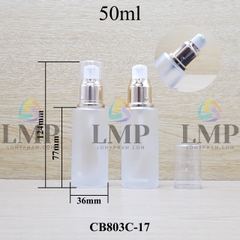 Chai thủy tinh đầu xịt giọt xi