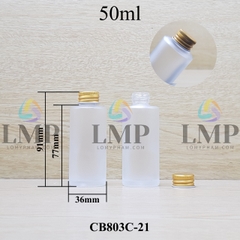 Chai thủy tinh nắp nhôm cuốn