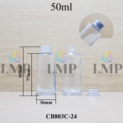 Chai thủy tinh nắp nhôm cuốn