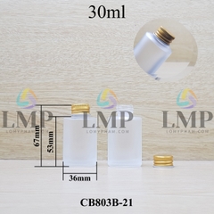 Chai thủy tinh nắp nhôm cuốn
