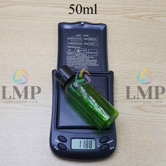 Chai vai tròn nắp bật trơn bóng 50ml