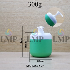 Hũ có vòi trắng 300g