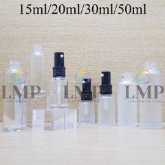 Chai thủy tinh đầu nhôm giọt cao