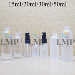 Chai thủy tinh đầu nhôm giọt cao