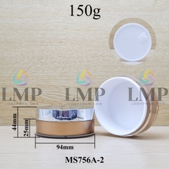 Hũ body nắp xi 150g