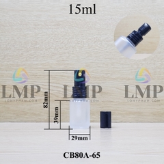 Chai thủy tinh đầu nhôm giọt cao