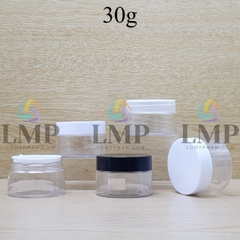 Hũ PET nắp nhựa 30g