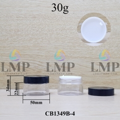 Hũ PET nắp nhựa 30g
