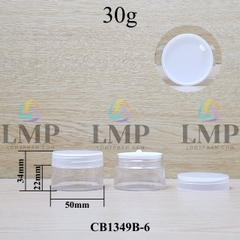 Hũ PET nắp nhựa 30g
