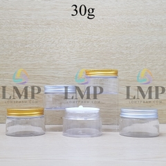 Hũ PET nắp nhôm 30g