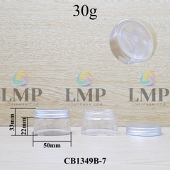 Hũ PET nắp nhôm 30g