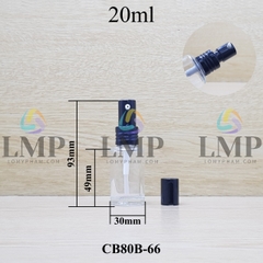 Chai thủy tinh đầu nhôm giọt cao