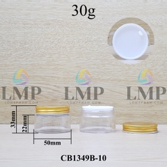 Hũ PET nắp nhôm 30g
