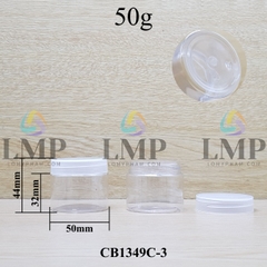 Hũ PET nắp nhựa 50g