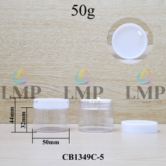 Hũ PET nắp nhựa 50g