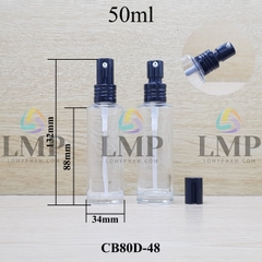 Chai thủy tinh đầu nhôm giọt cao