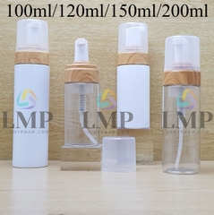 Chai tạo bọt nắp vân gỗ