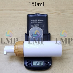 Chai tạo bọt nắp vân gỗ