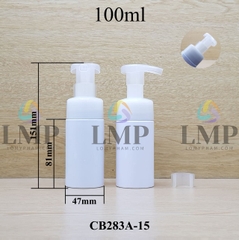 Chai tạo bọt nắp có khóa