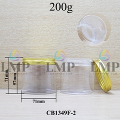 Hũ PET nắp nhôm 200g
