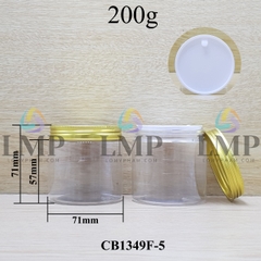 Hũ PET nắp nhôm 200g