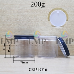 Hũ PET nắp nhôm 200g
