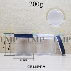 Hũ PET nắp nhôm 200g