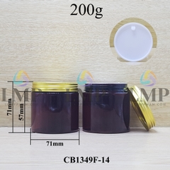 Hũ PET nắp nhôm 200g