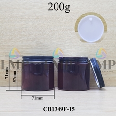 Hũ PET nắp nhôm 200g