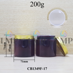 Hũ PET nắp nhôm 200g