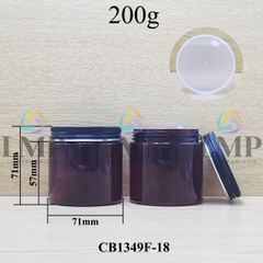 Hũ PET nắp nhôm 200g