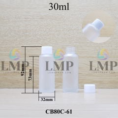 Chai thủy tinh nắp vặn trơn