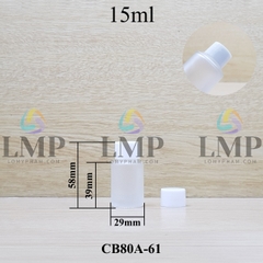 Chai thủy tinh nắp vặn trơn