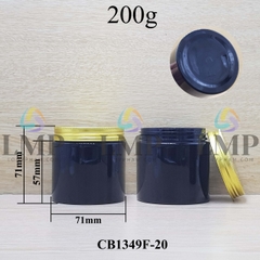 Hũ PET nắp nhôm 200g