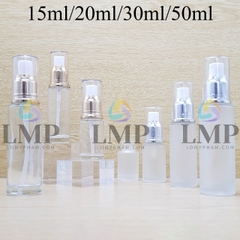 Chai thủy tinh đầu phun sương xi