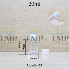 Chai thủy tinh nắp vặn trơn