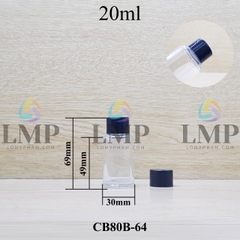 Chai thủy tinh nắp vặn trơn