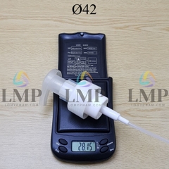 Đầu bơm tạo bọt có khóa Ø42