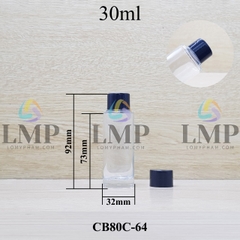 Chai thủy tinh nắp vặn trơn