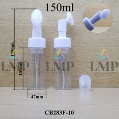 Chai tạo bọt đầu massage oval ( VN )