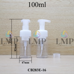 Chai tạo bọt nắp có khóa ( VN )