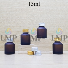 Chai thủy tinh vát nắp nhôm cuốn 15ml