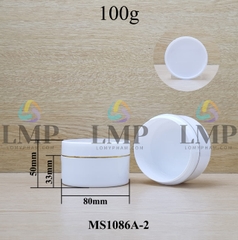 Hũ K100 viền vàng/bạc 100g
