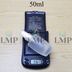 Chai thủy tinh bầu đầu phun sương xi 1 viền