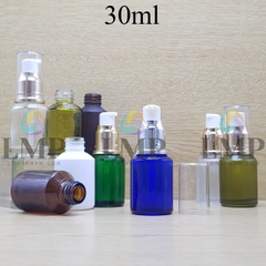 Chai thủy tinh vát đầu xịt giọt xi 30ml