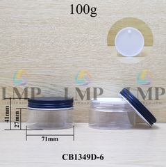 Hũ PET nắp nhôm 100g